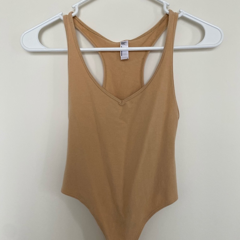 American Apparel - Nude Tank Bodysuit